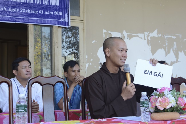 Buổi nói chuyện tại cơ sở cai nghiện ma túy Tây Ninh