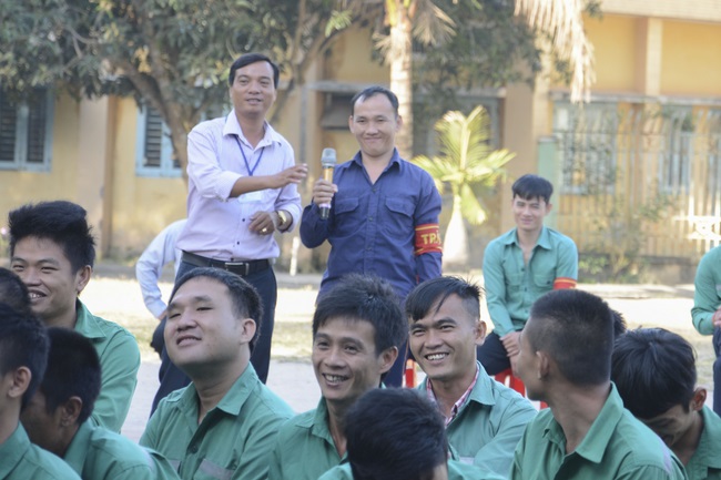 Buổi nói chuyện tại cơ sở cai nghiện ma túy Tây Ninh