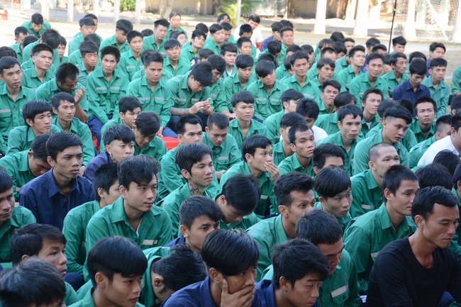 Buổi nói chuyện tại cơ sở cai nghiện ma túy Tây Ninh