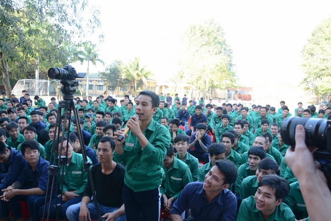 Buổi nói chuyện tại cơ sở cai nghiện ma túy Tây Ninh