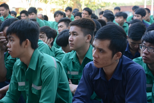 Buổi nói chuyện tại cơ sở cai nghiện ma túy Tây Ninh