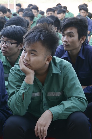 Buổi nói chuyện tại cơ sở cai nghiện ma túy Tây Ninh