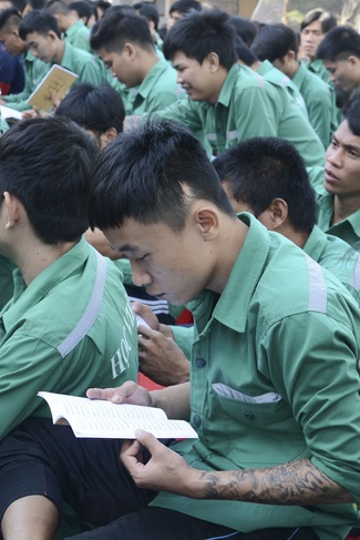 Buổi nói chuyện tại cơ sở cai nghiện ma túy Tây Ninh