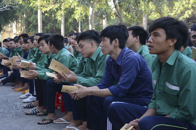 Buổi nói chuyện tại cơ sở cai nghiện ma túy Tây Ninh