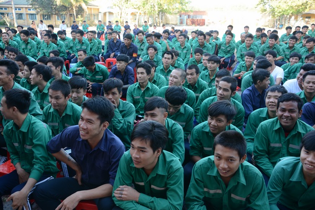 Buổi nói chuyện tại cơ sở cai nghiện ma túy Tây Ninh