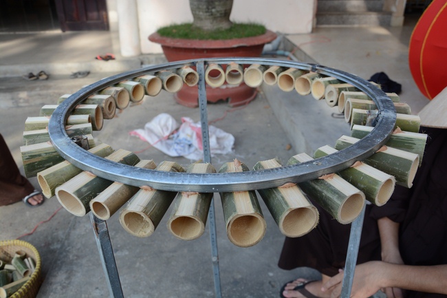 Series photos of activities preparing for the New Year 2019