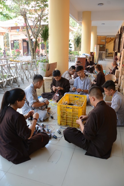 Series photos of activities preparing for the New Year 2019