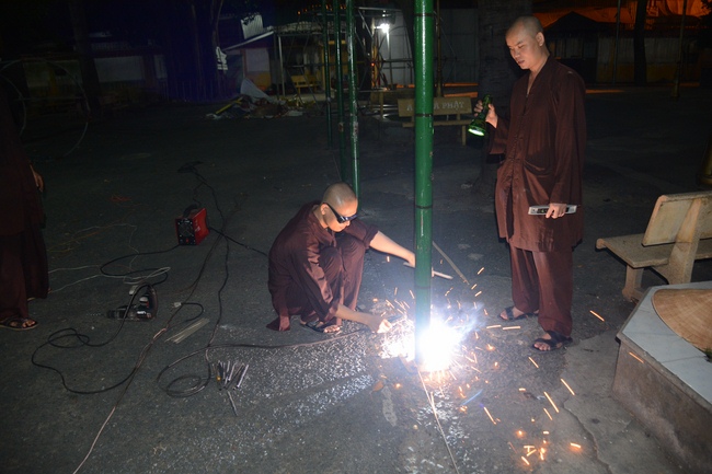 Series photos of activities preparing for the New Year 2019