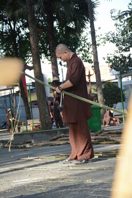 Series photos of activities preparing for the New Year 2019