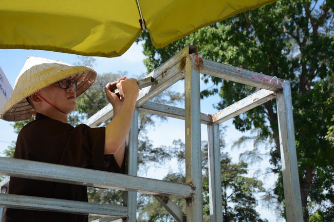 Series photos of activities preparing for the New Year 2019