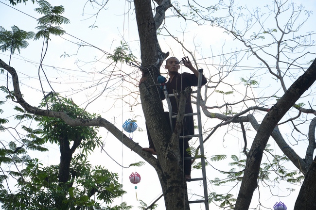 Series photos of activities preparing for the New Year 2019