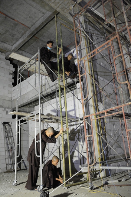 Series photos of activities preparing for the New Year 2019