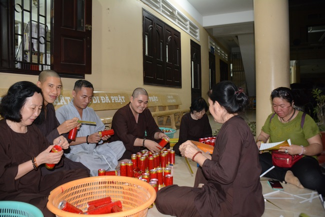 Series photos of activities preparing for the New Year 2019