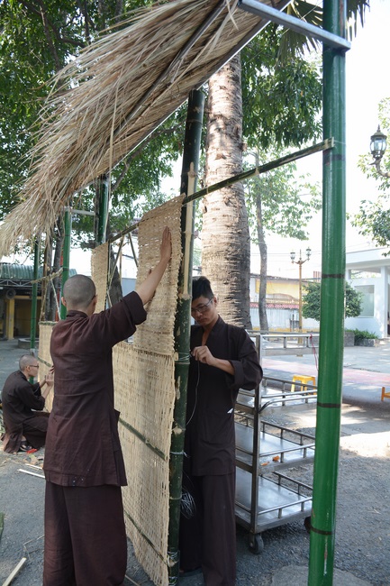 Series photos of activities preparing for the New Year 2019