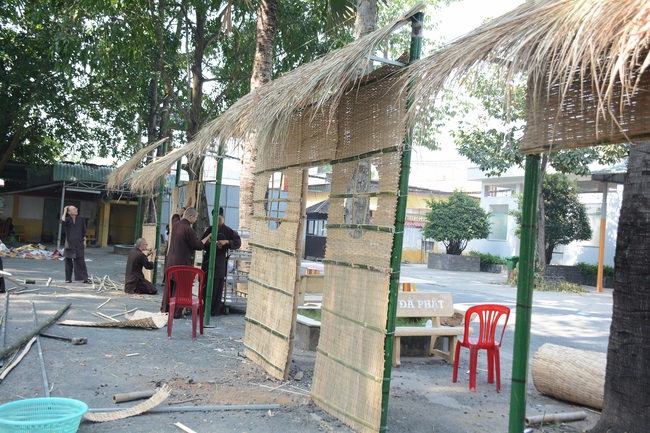 Series photos of activities preparing for the New Year 2019