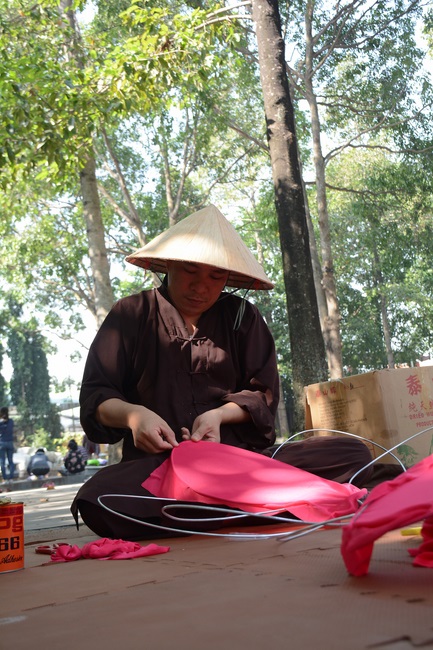 Series photos of activities preparing for the New Year 2019