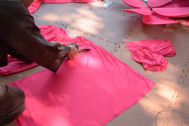 Series photos of activities preparing for the New Year 2019