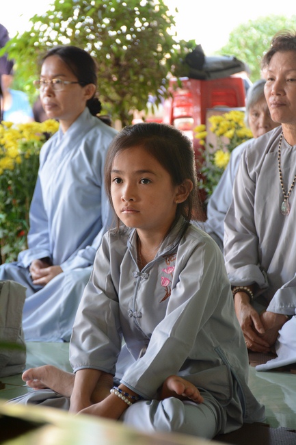 Year-end summarizing ceremony at Nhat Phap pagoda in Dong Nai.