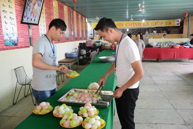 Year-end summarizing ceremony at Nhat Phap pagoda in Dong Nai.