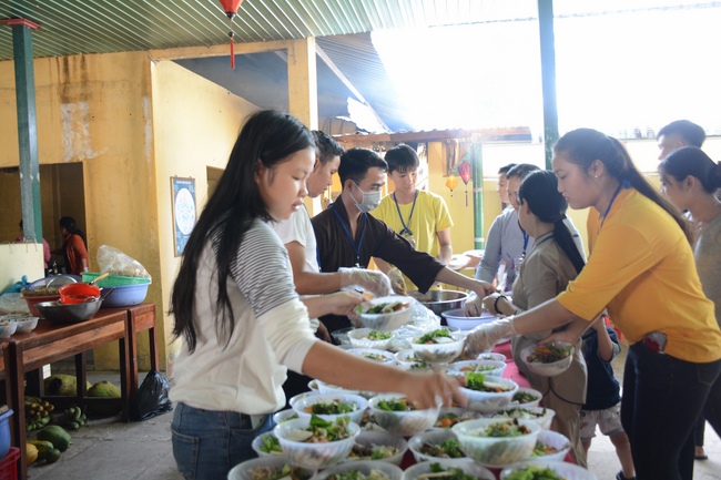 Year-end summarizing ceremony at Nhat Phap pagoda in Dong Nai.