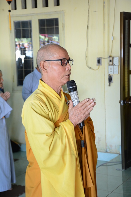 Year-end summarizing ceremony at Nhat Phap pagoda in Dong Nai.