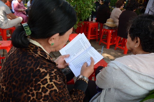 Year-end summarizing ceremony at Nhat Phap pagoda in Dong Nai.