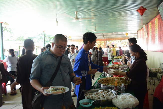 Year-end summarizing ceremony at Nhat Phap pagoda in Dong Nai.
