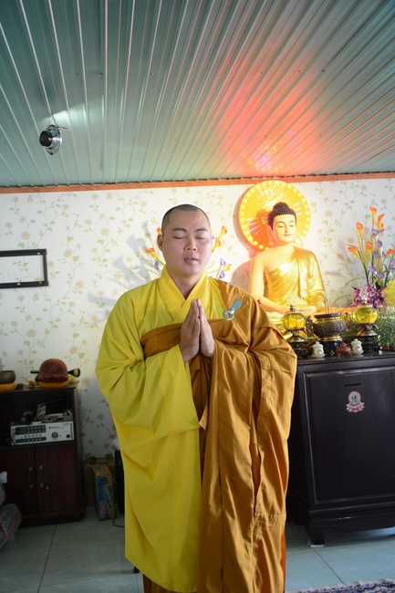 Year-end summarizing ceremony at Nhat Phap pagoda in Dong Nai.