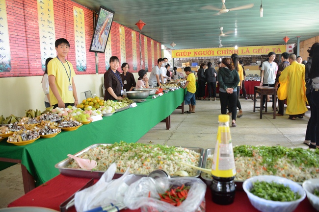 Year-end summarizing ceremony at Nhat Phap pagoda in Dong Nai.