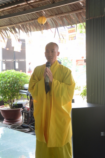 Year-end summarizing ceremony at Nhat Phap pagoda in Dong Nai.