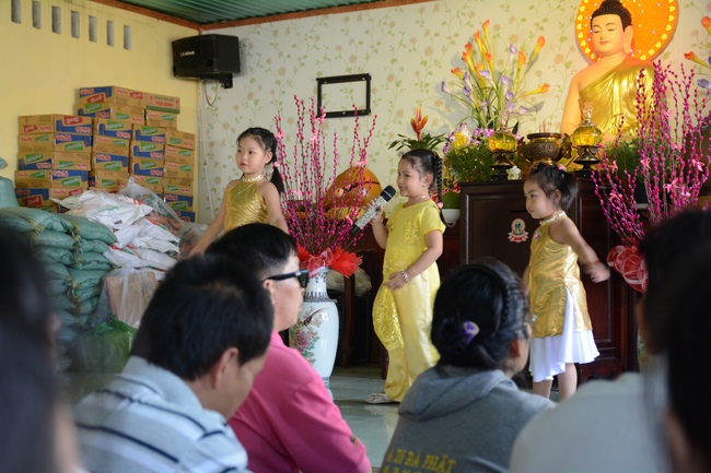 Year-end summarizing ceremony at Nhat Phap pagoda in Dong Nai.