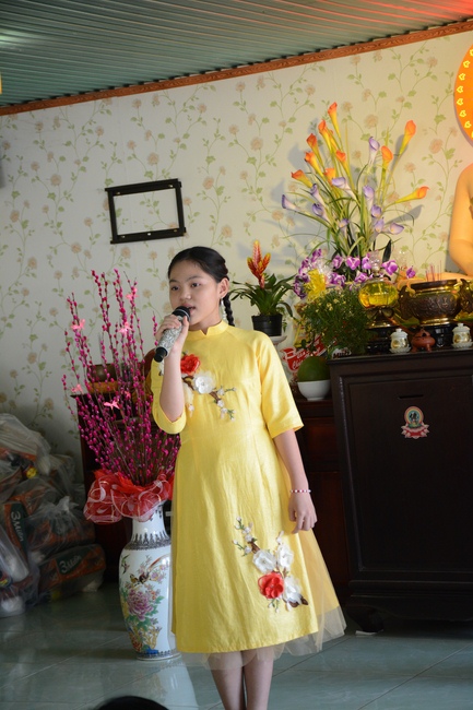 Year-end summarizing ceremony at Nhat Phap pagoda in Dong Nai.