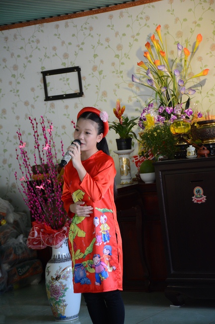 Year-end summarizing ceremony at Nhat Phap pagoda in Dong Nai.