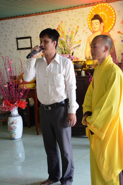 Year-end summarizing ceremony at Nhat Phap pagoda in Dong Nai.