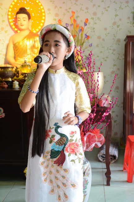 Year-end summarizing ceremony at Nhat Phap pagoda in Dong Nai.