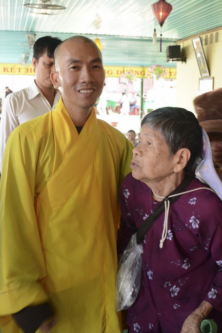 Year-end summarizing ceremony at Nhat Phap pagoda in Dong Nai.