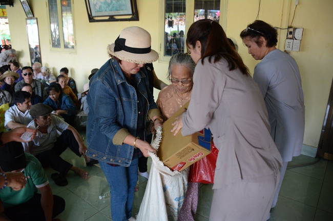 Year-end summarizing ceremony at Nhat Phap pagoda in Dong Nai.