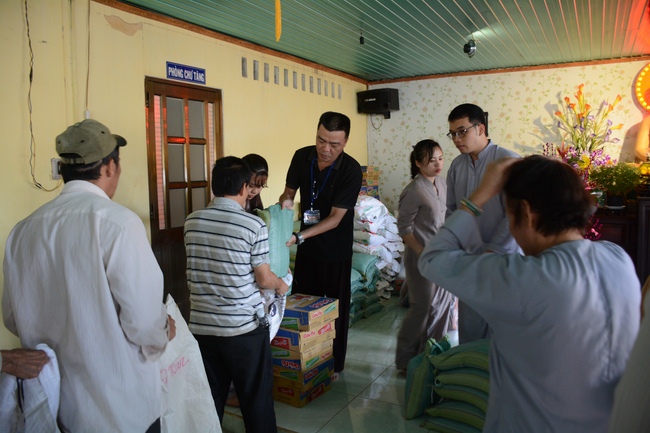 Year-end summarizing ceremony at Nhat Phap pagoda in Dong Nai.