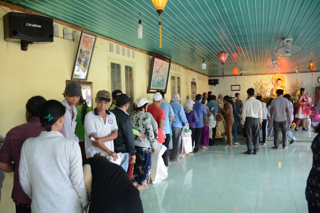 Year-end summarizing ceremony at Nhat Phap pagoda in Dong Nai.