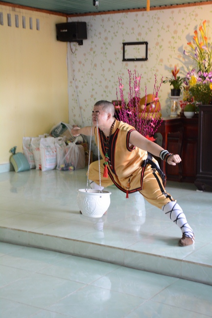 Year-end summarizing ceremony at Nhat Phap pagoda in Dong Nai.