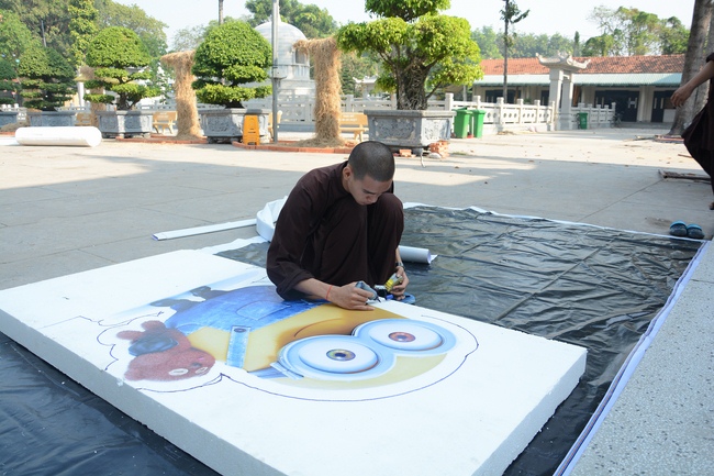 Series photos of activities preparing for the New Year 2019