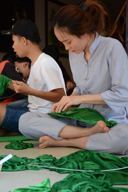 Series photos of activities preparing for the New Year 2019