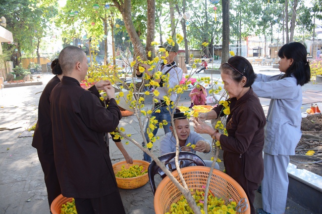 Series photos of activities preparing for the New Year 2019