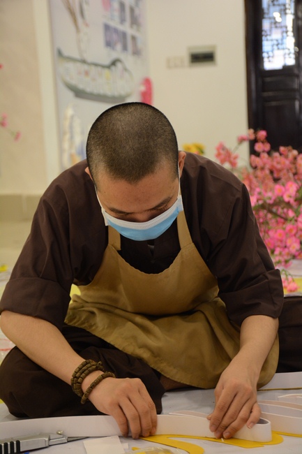 Series photos of activities preparing for the New Year 2019