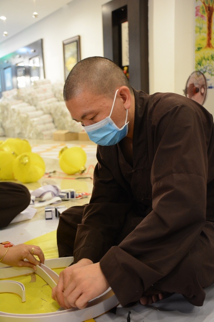 Series photos of activities preparing for the New Year 2019