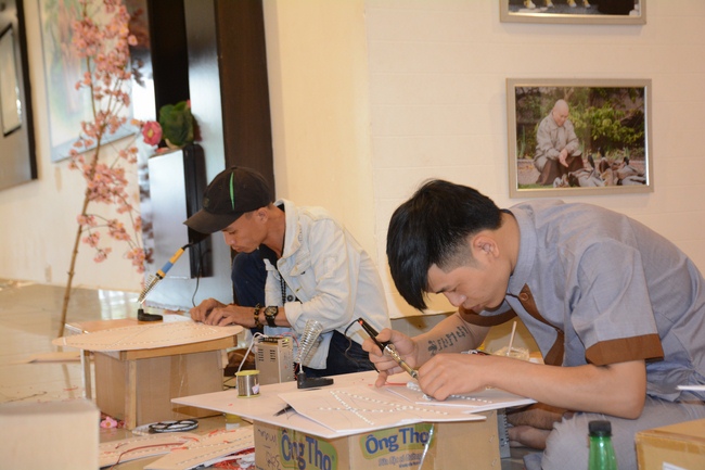 Series photos of activities preparing for the New Year 2019