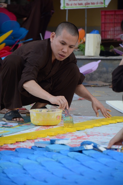 Series photos of activities preparing for the New Year 2019