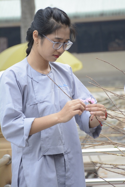 Series photos of activities preparing for the New Year 2019