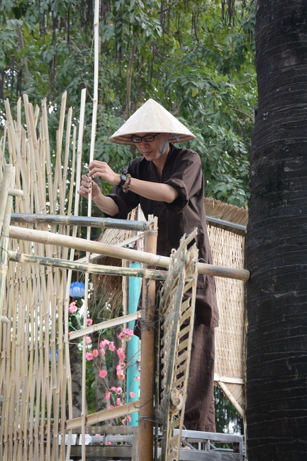 Series photos of activities preparing for the New Year 2019