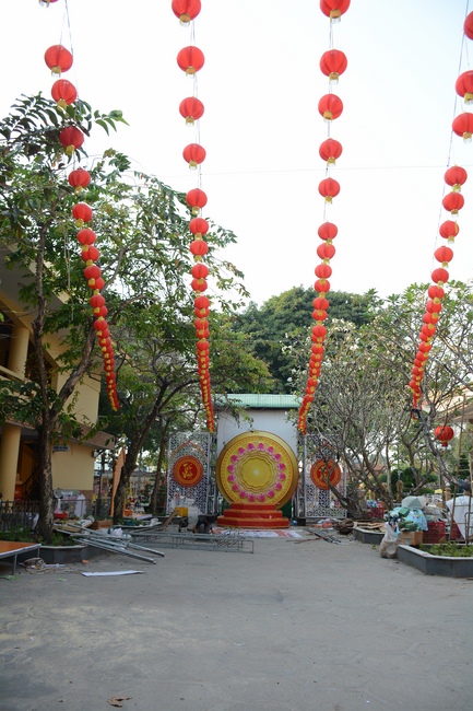 Series photos of activities preparing for the New Year 2019